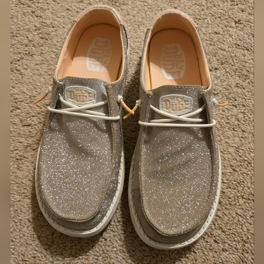 Rose Gold Sparkle Hey Dudes